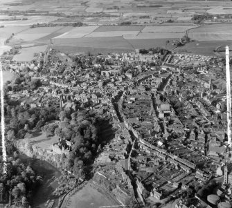 General View Brechin, Angus, Scotland. Oblique aerial photograph taken facing North/West. This image was marked by AeroPictorial Ltd for photo editing.