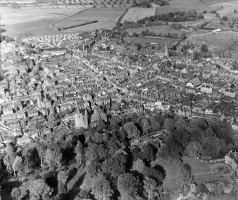 General View Brechin, Angus, Scotland. Oblique aerial photograph taken facing North. 