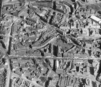 General View Kilmarnock, Ayrshire, Scotland. Oblique aerial photograph taken facing East. 