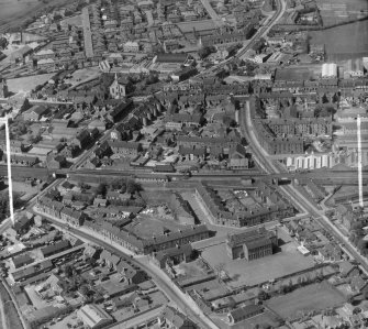 Bellshill Bothwell, Lanarkshire, Scotland. Oblique aerial photograph taken facing North. This image was marked by AeroPictorial Ltd for photo editing.