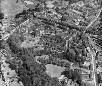General View Hamilton, Lanarkshire, Scotland. Oblique aerial photograph taken facing North/East. 