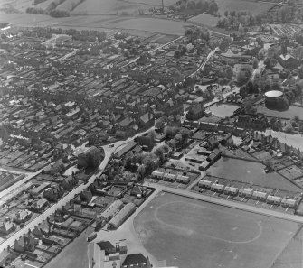 General View Keith, Banff, Scotland. Oblique aerial photograph taken facing South. 