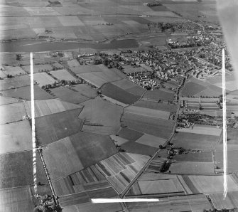 General View Forfar, Angus, Scotland. Oblique aerial photograph taken facing North. This image was marked by AeroPictorial Ltd for photo editing.