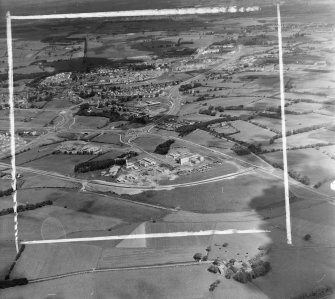 East Kilbride Development Corporation, Torrance House East Kilbride, Lanarkshire, Scotland. Oblique aerial photograph taken facing North/West. This image was marked by AeroPictorial Ltd for photo editing.