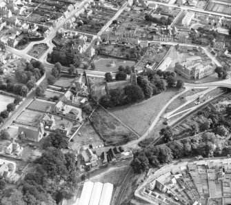 General View Keith, Banff, Scotland. Oblique aerial photograph taken facing South. 