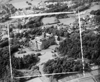 General View Kilmacolm, Renfrewshire, Scotland. Oblique aerial photograph taken facing North/West. This image was marked by AeroPictorial Ltd for photo editing.