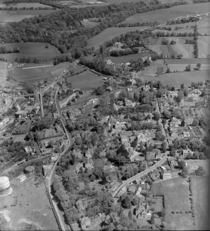 Bonnyrigg Lasswade, Midlothian, Scotland. Oblique aerial photograph taken facing North/West. 