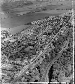 Juniper Green Edinburgh, Midlothian, Scotland. Oblique aerial photograph taken facing North/East. This image was marked by AeroPictorial Ltd for photo editing.