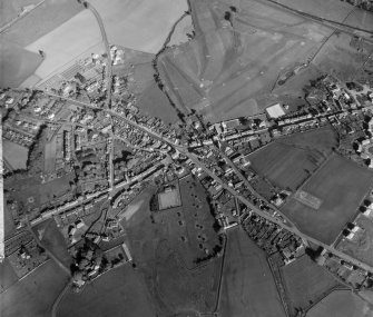 Milnathort Orwell, Kinross, Scotland. Oblique aerial photograph taken facing South/East. 