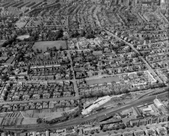 Grange and Blackford Hill Edinburgh, Midlothian, Scotland. Oblique aerial photograph taken facing North/West. 