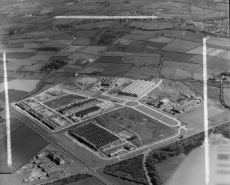 Newhouse Estate Bothwell, Lanarkshire, Scotland. Oblique aerial photograph taken facing South/East. This image was marked by AeroPictorial Ltd for photo editing.