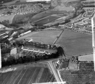 Glenrothes Development Corporation Kinglassie, Fife, Scotland. Oblique aerial photograph taken facing North/East. This image was marked by AeroPictorial Ltd for photo editing.