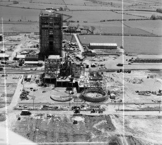 Killoch Colliery Ochiltree, Ayrshire, Scotland. Oblique aerial photograph taken facing South. This image was marked by AeroPictorial Ltd for photo editing.