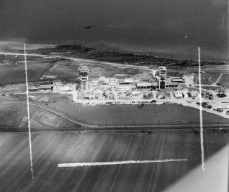 General View Kinghorn, Fife, Scotland. Oblique aerial photograph taken facing North/East. This image was marked by AeroPictorial Ltd for photo editing.