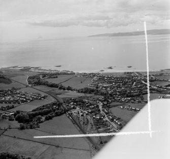 Looking to Ailsa Craig West Kilbride, Ayrshire, Scotland. Oblique aerial photograph taken facing South/West. This image was marked by AeroPictorial Ltd for photo editing.