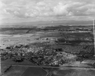 Broxburn Uphall, West Lothian, Scotland. Oblique aerial photograph taken facing North/West. 
