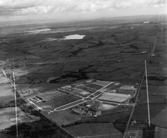 Newhouse Industrial Estate, 5 miles South of Airdrie Bothwell, Lanarkshire, Scotland. Oblique aerial photograph taken facing North/East. This image was marked by AeroPictorial Ltd for photo editing.