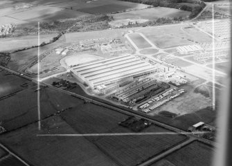 Newhouse Industrial Estate, 5 miles South of Airdrie Bothwell, Lanarkshire, Scotland. Oblique aerial photograph taken facing North/West. This image was marked by AeroPictorial Ltd for photo editing.