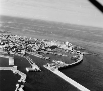 General View Fraserburgh, Aberdeenshire, Scotland. Oblique aerial photograph taken facing North/West. 