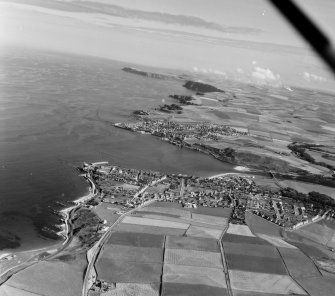 General View Banff, Banff, Scotland. Oblique aerial photograph taken facing East. 