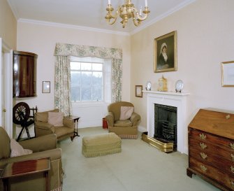 View of second floor study from North