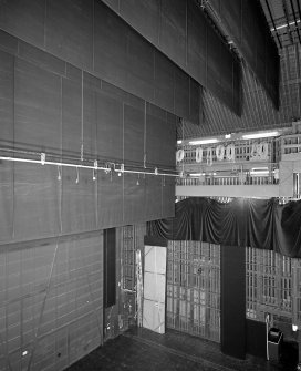 Aberdeen, Rosemount Viaduct, His Majesty's Theatre.
Interior, backstage area, view showing fly curtains and rear of safety curtain.