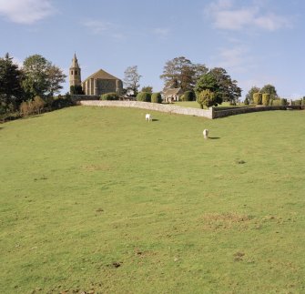 General view from bridge to E