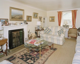Ground floor, sitting room, view from NW
