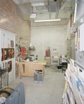 Upper level View of radio workshop from South West