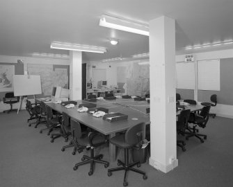 Lower level View of operations room (1941 filter room) from North