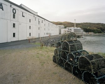 Islay, Caol Ila Distillery.
Oblique view of distillery from SE