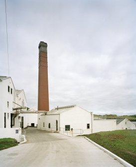 Lagavulin Distillery
View from NW showing boilerhouse and associated square-section red-brick chimney