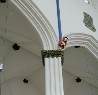 Interior. Detail of column