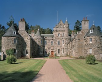 Aberdeenshire, Glenkindie House. General view from S.