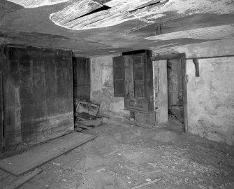 Interior of farmhouse kitchen.