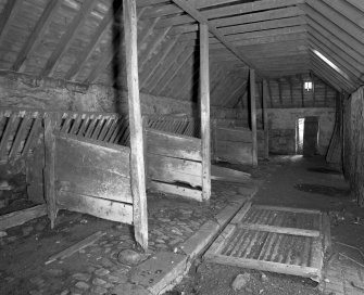 Interior of byre.