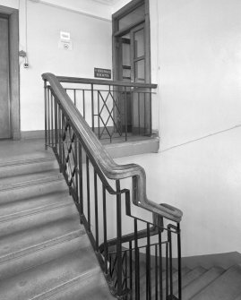 Interior.
Staircase from half-landing.
