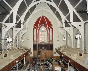 View of interior from S