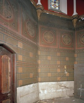 Original apse, wall, decoration, detail