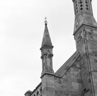 Roof, pinnacles, detail