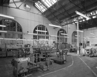 Edinburgh, Leith Walk, Shrub place, Shrubhill Tramway Workshops and Power Station
Interior view from east of Machine Shop