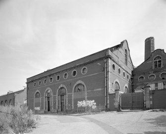 Edinburgh, Leith Walk, Shrub place, Shrubhill Tramway Workshops and Power Station
Exterior view from west of the north west facade of the former Tramway Power Station