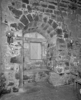 Tower, first floor Great Hall, detail of window