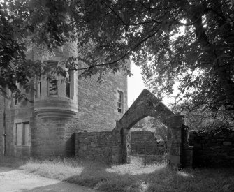 Garden entrance gate (adjacent to house), detail