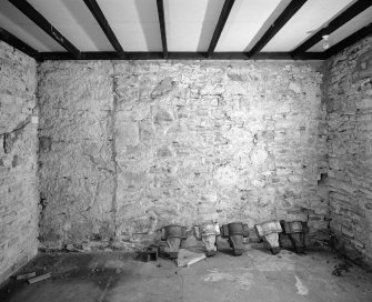 Ground floor, scullery, NW wall, detail