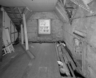 Second floor, exposed roof structure, detail