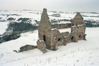 Excavation photograph : stable block, from SE.