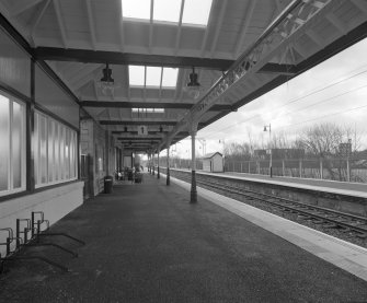 Milngavie, Railway Station
View of E main platform from N