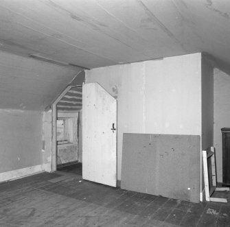 Southwest cottage, first floor, view of bedroom