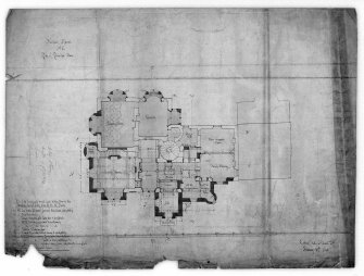 Kinloch House.
Photographic copy of plan of principal floor.